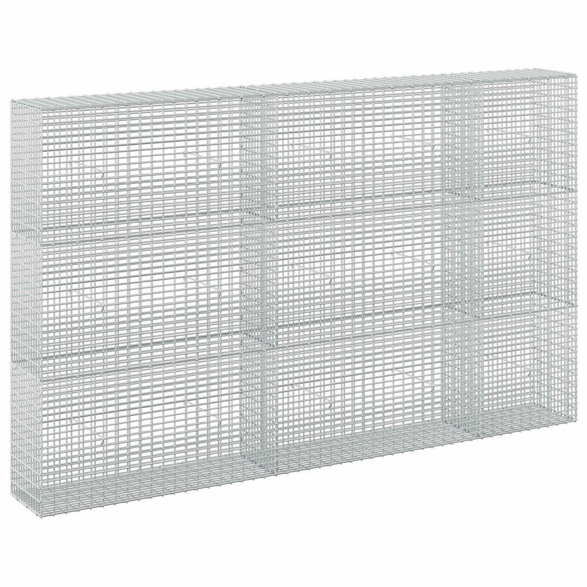 Γκαμπιόν με σύρμα 5 mm και πλέγμα 5x2,5 cm 250x30x150 εκ - Pakobazaar