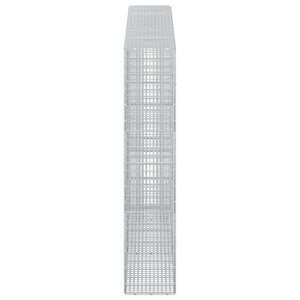 Γκαμπιόν με σύρμα 5 mm και πλέγμα 5x2,5 cm 250x30x150 εκ - Pakobazaar