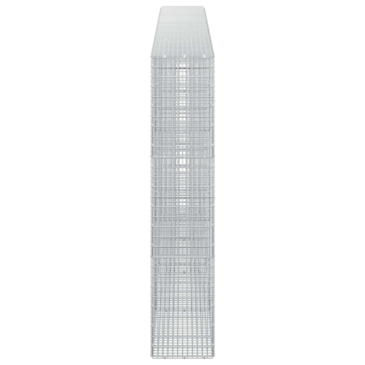 Γκαμπιόν με σύρμα 5 mm και πλέγμα 5x2,5 cm 400x30x150 εκ - Pakobazaar