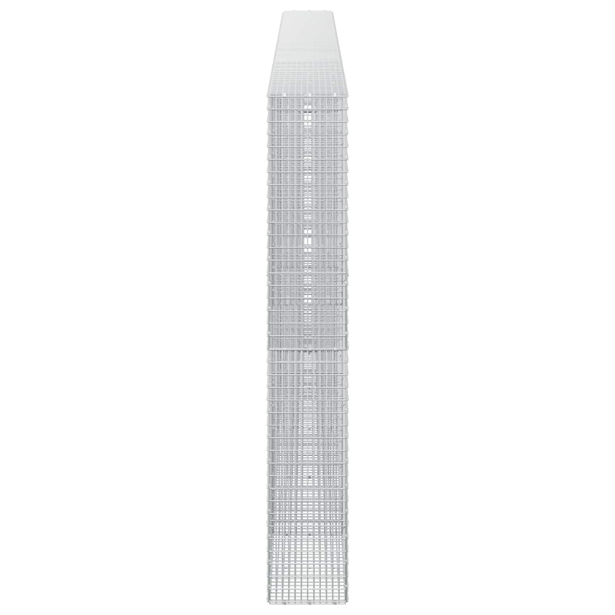Γκαμπιόν με σύρμα 5 mm και πλέγμα 5x2,5 cm 600x30x200 εκ - Pakobazaar
