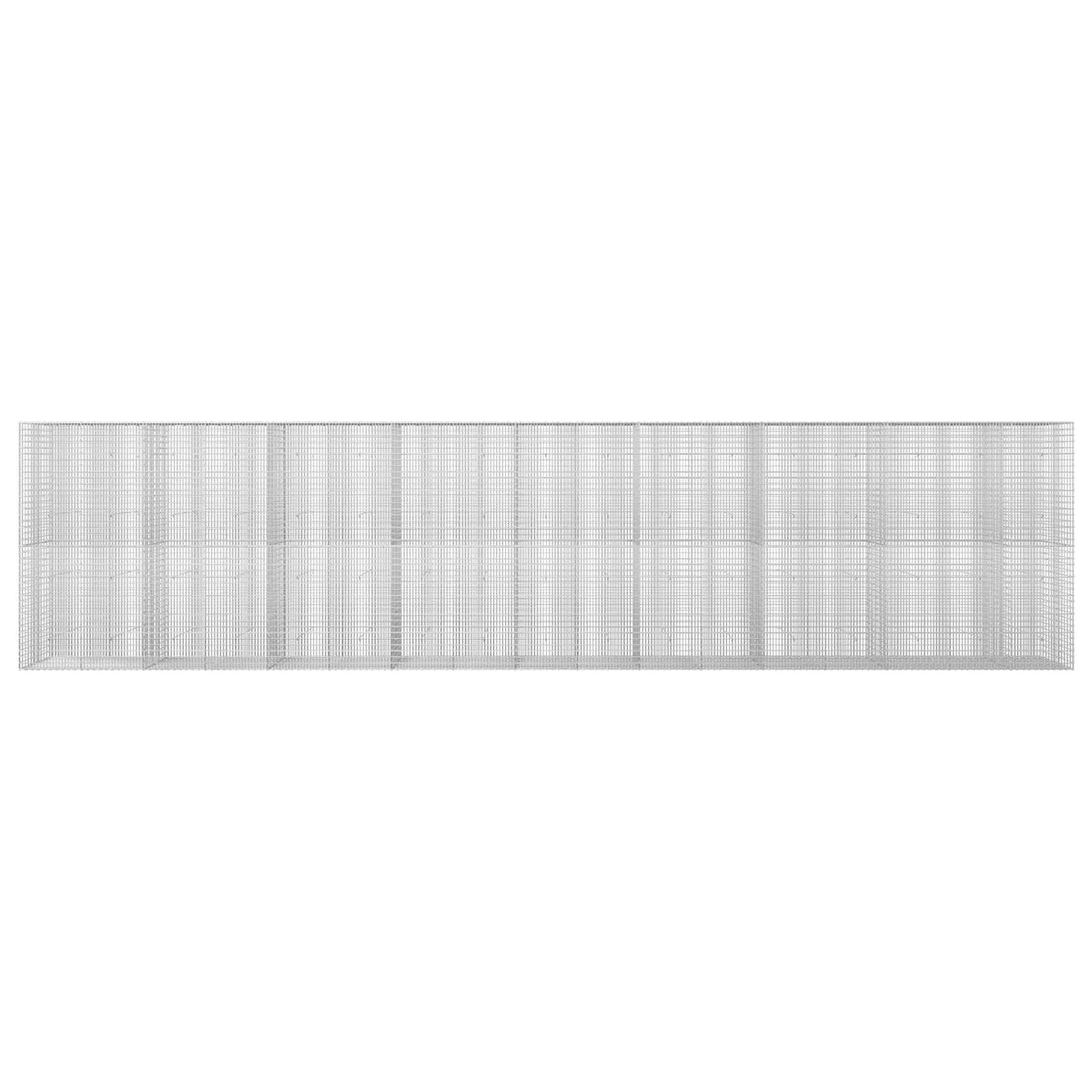 Γκαμπιόν με σύρμα 5 mm και πλέγμα 5x2,5 cm 850x30x200 εκ - Pakobazaar
