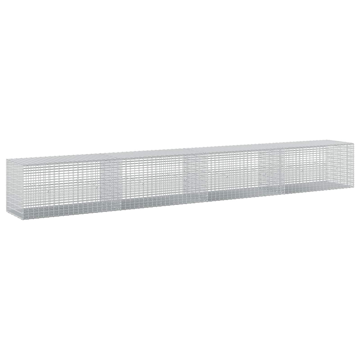 Γκαμπιόν με σύρμα 5 mm και πλέγμα 5x2,5 cm 400x50x50 εκ - Pakobazaar