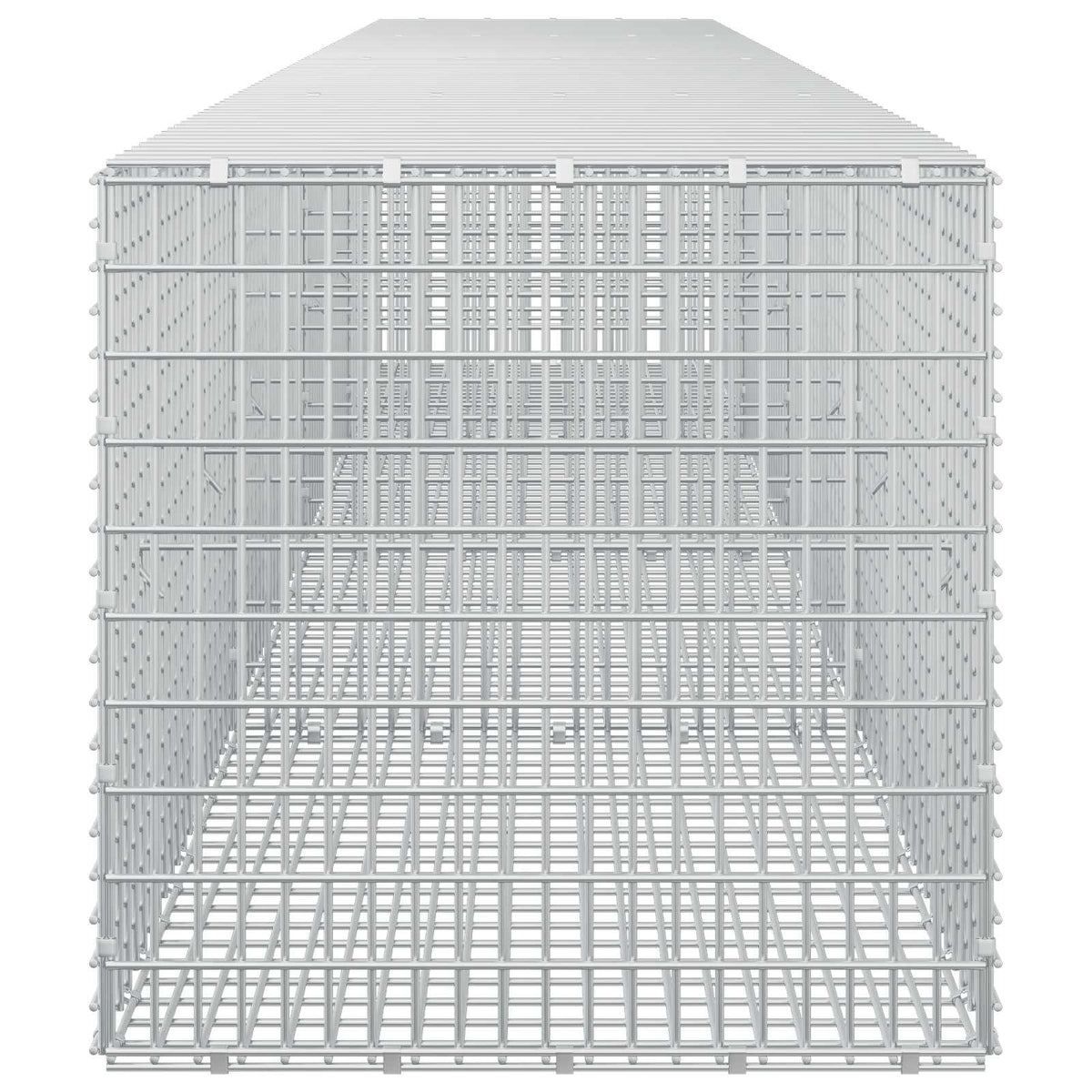Γκαμπιόν με σύρμα 5 mm και πλέγμα 5x2,5 cm 400x50x50 εκ - Pakobazaar