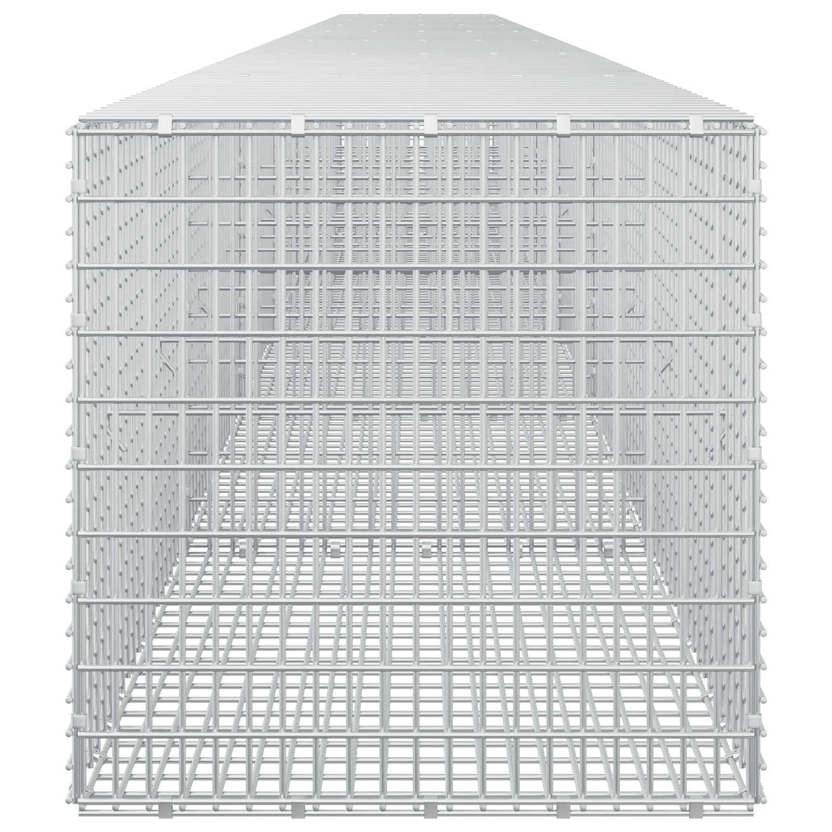 Γκαμπιόν με σύρμα 5 mm και πλέγμα 5x2,5 cm 750x50x50 εκ - Pakobazaar