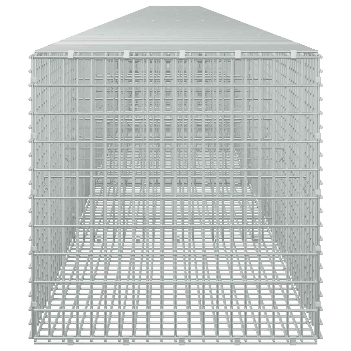 Γκαμπιόν με σύρμα 5 mm και πλέγμα 5x2,5 cm 1150x50x50 εκ - Pakobazaar