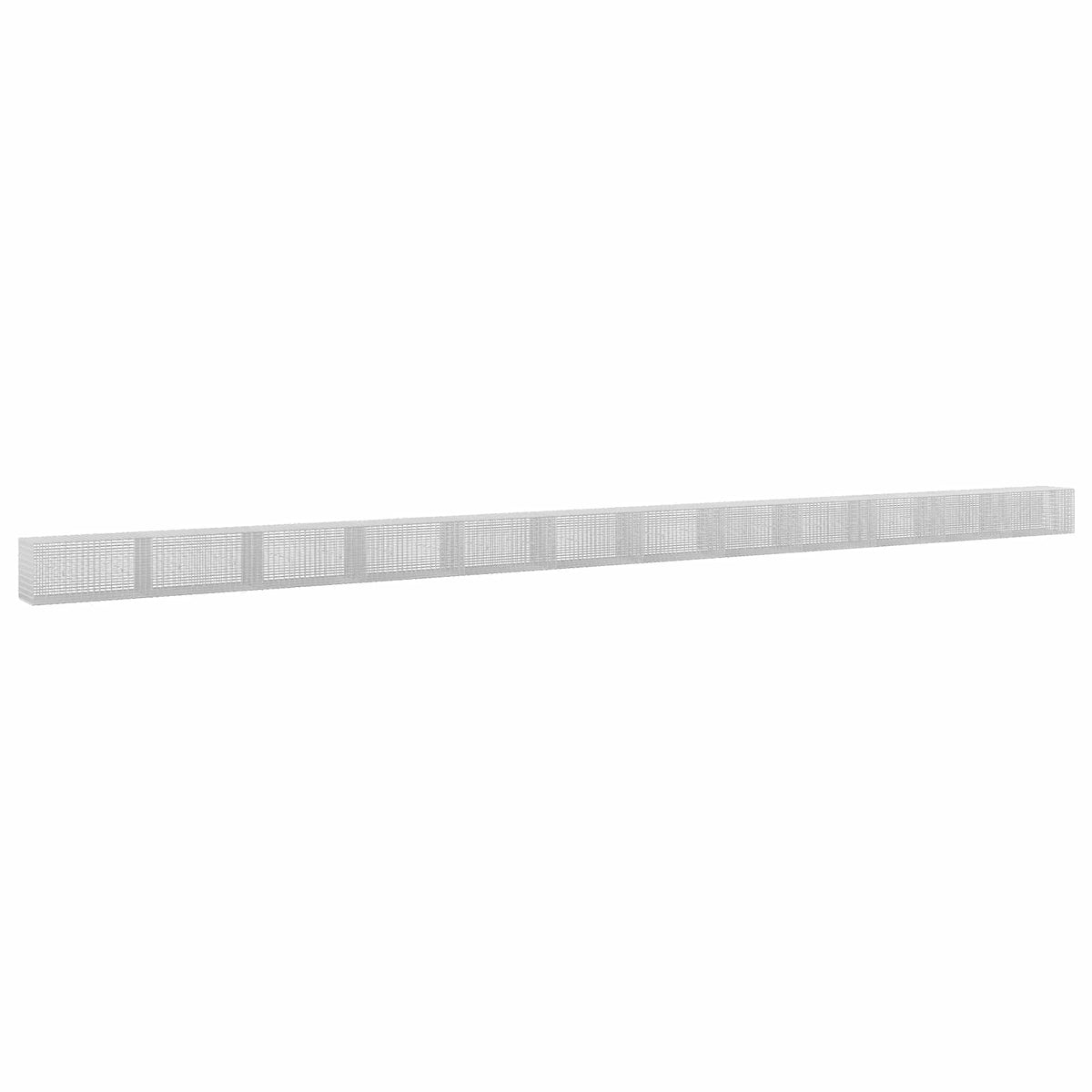 Γκαμπιόν με σύρμα 5 mm και πλέγμα 5x2,5 cm 1200x50x50 εκ - Pakobazaar