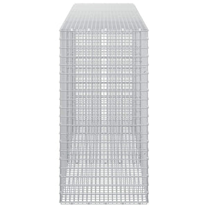 Γκαμπιόν με σύρμα 5 mm και πλέγμα 5x2,5 cm 250x50x100 εκ - Pakobazaar