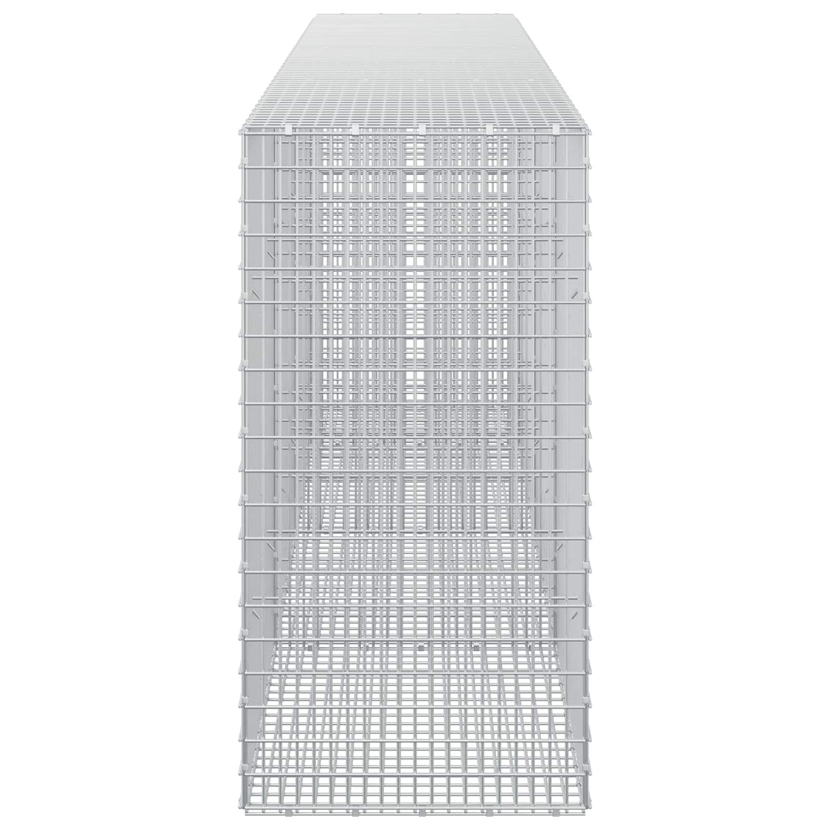 Γκαμπιόν με σύρμα 5 mm και πλέγμα 5x2,5 cm 350x50x100 εκ. - Pakobazaar
