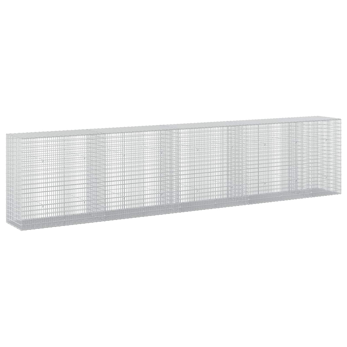 Γκαμπιόν με σύρμα 5 mm και πλέγμα 5x2,5 cm 450x50x100 εκ - Pakobazaar
