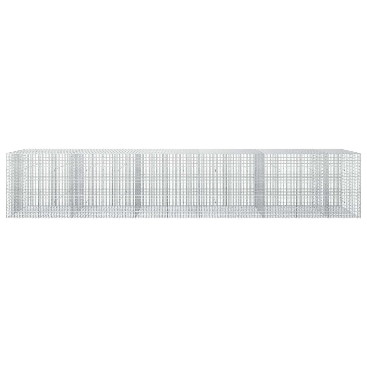 Γκαμπιόν με σύρμα 5 mm και πλέγμα 5x2,5 cm 550x50x100 εκ - Pakobazaar