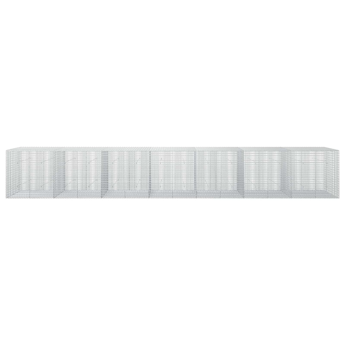 Γκαμπιόν με σύρμα 5 mm και πλέγμα 5x2,5 cm 700x50x100 εκ - Pakobazaar