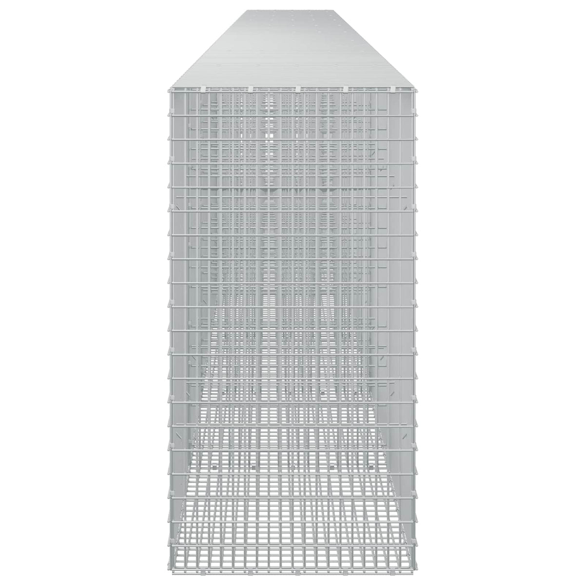 Γκαμπιόν με σύρμα 5 mm και πλέγμα 5x2,5 cm 850x50x100 εκ - Pakobazaar