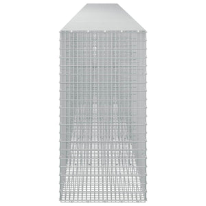 Γκαμπιόν με σύρμα 5 mm και πλέγμα 5x2,5 cm 850x50x100 εκ - Pakobazaar