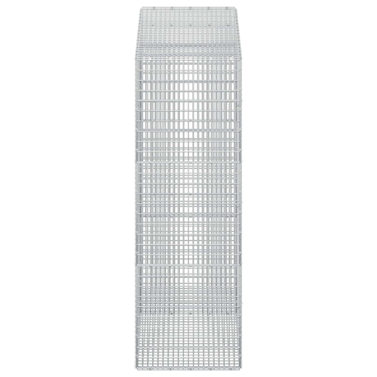 Γκαμπιόν με σύρμα 5 mm και πλέγμα 5x2,5 cm 150x50x150 εκ - Pakobazaar