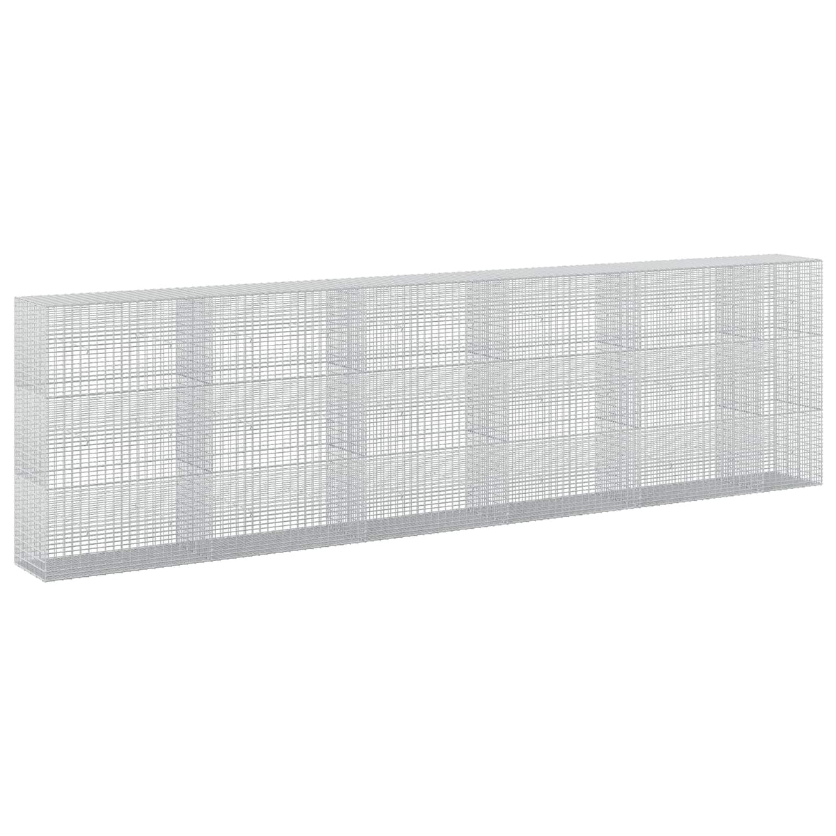 Γκαμπιόν με σύρμα 5 mm και πλέγμα 5x2,5 cm 550x50x150 εκ. - Pakobazaar