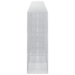 Γκαμπιόν με σύρμα 5 mm και πλέγμα 5x2,5 cm 550x50x150 εκ. - Pakobazaar