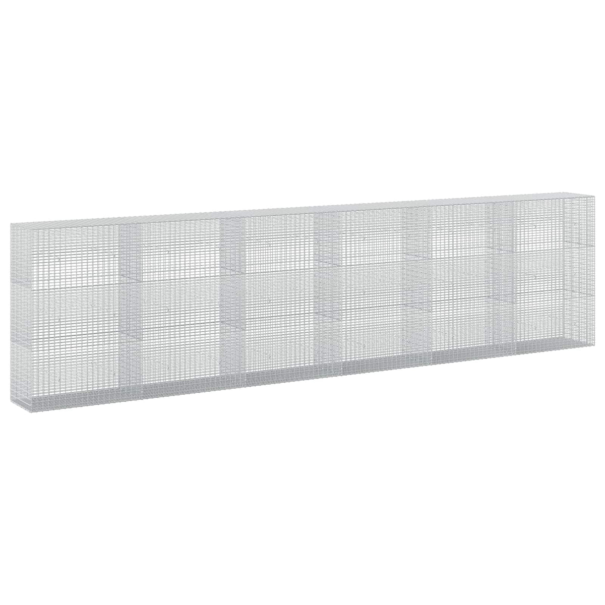 Γκαμπιόν με σύρμα 5 mm και πλέγμα 5x2,5 cm 600x50x150 εκ - Pakobazaar
