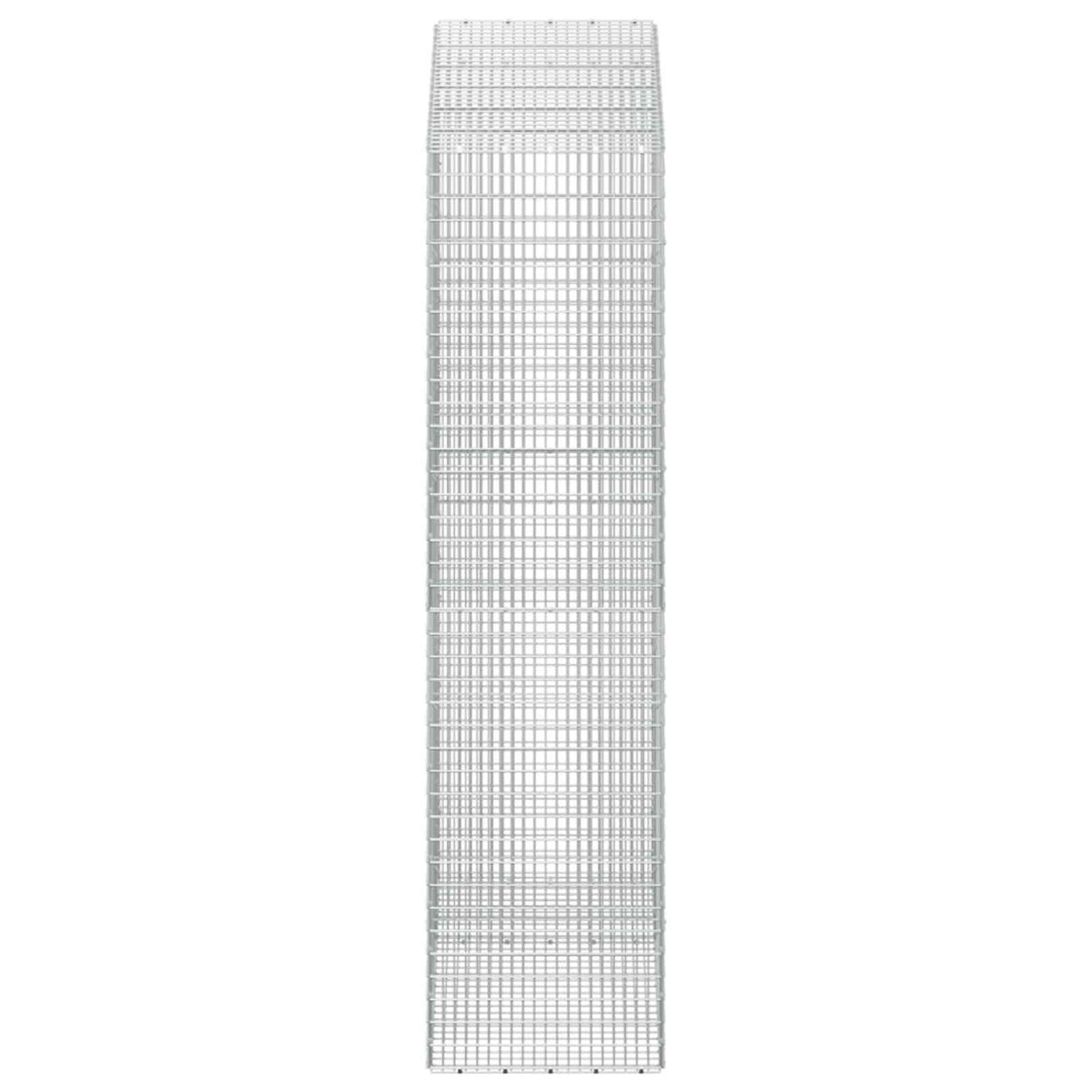 Γκαμπιόν με σύρμα 5 mm και πλέγμα 5x2,5 cm 150x50x200 εκ - Pakobazaar