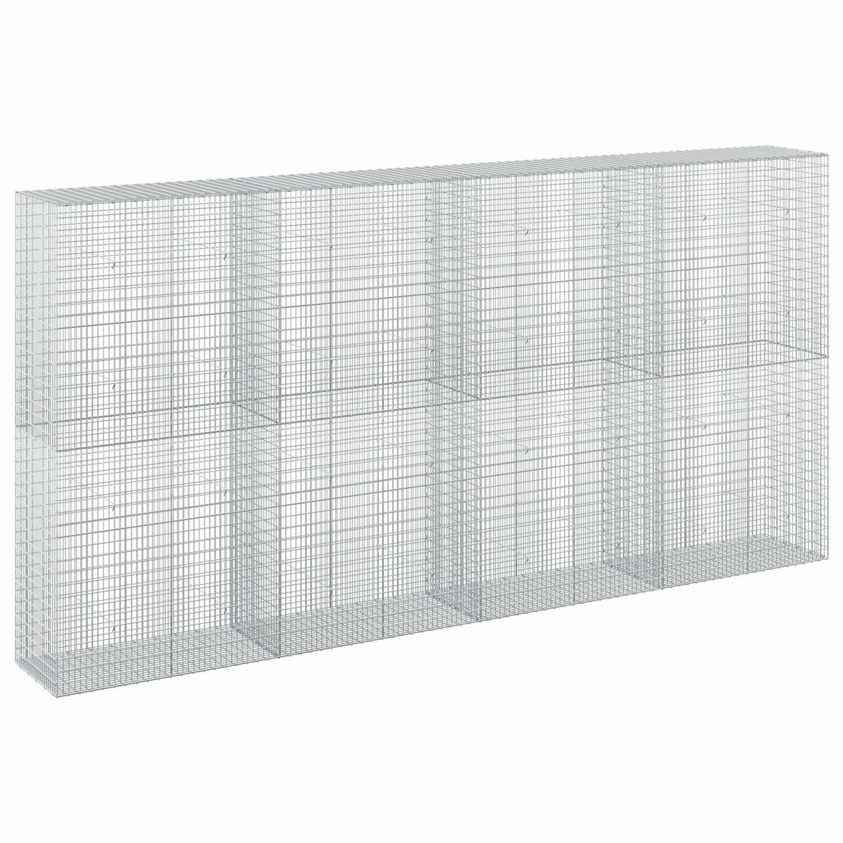 Γκαμπιόν με σύρμα 5 mm και πλέγμα 5x2,5 cm 400x50x200 εκ - Pakobazaar