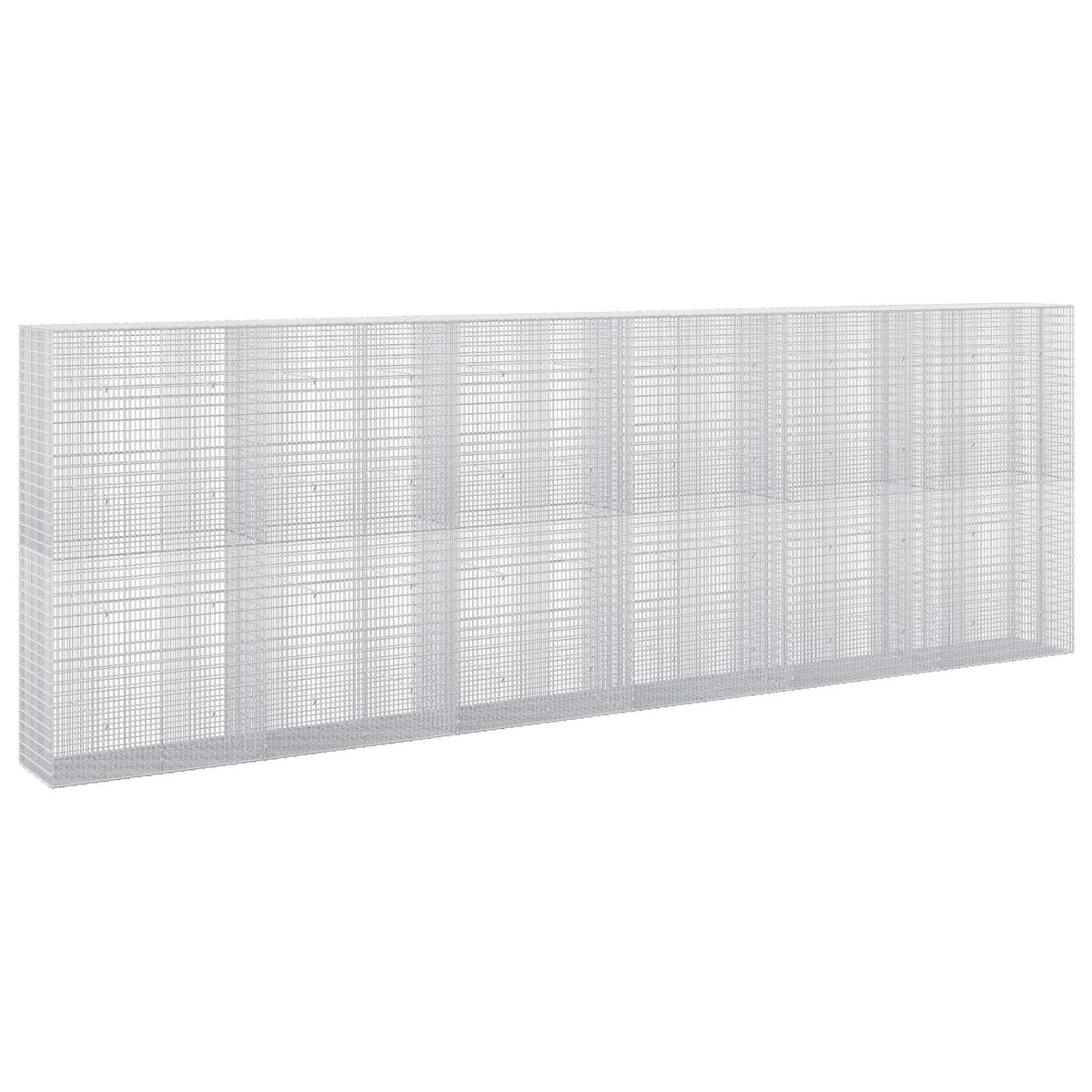 Γκαμπιόν με σύρμα 5 mm και πλέγμα 5x2,5 cm 600x50x200 εκ - Pakobazaar