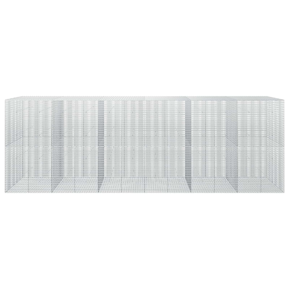 Γκαμπιόν με σύρμα 5 mm και πλέγμα 5x2,5 cm 600x50x200 εκ - Pakobazaar