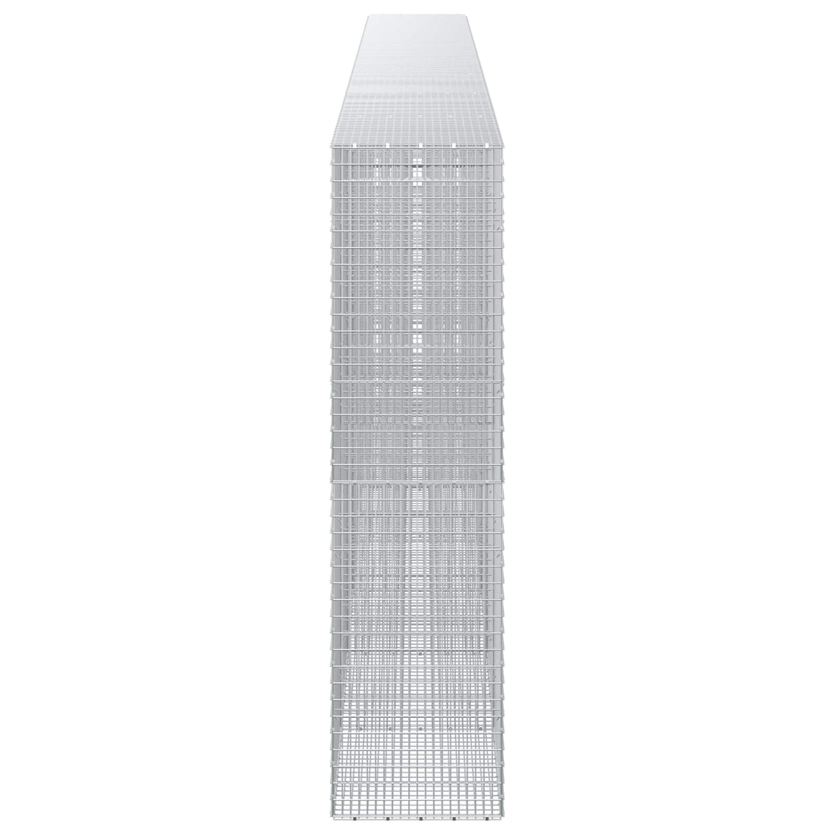 Γκαμπιόν με σύρμα 5 mm και πλέγμα 5x2,5 cm 750x50x200 εκ - Pakobazaar