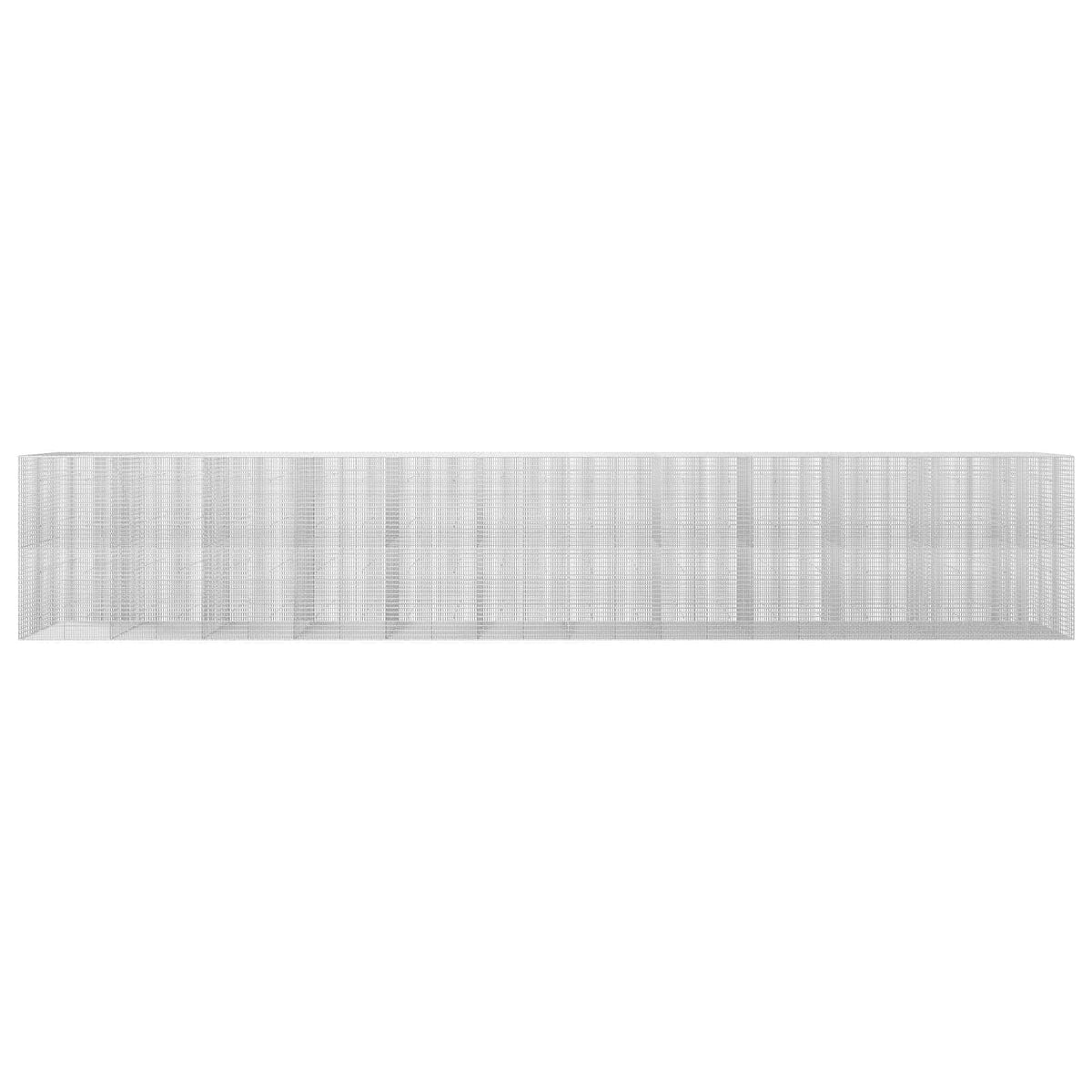 Γκαμπιόν με σύρμα 5 mm και πλέγμα 5x2,5 cm 1150x50x200 εκ - Pakobazaar