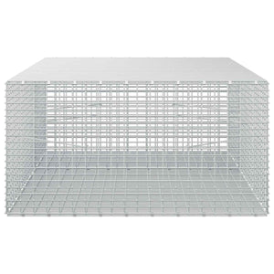 Γκαμπιόν με σύρμα 5 mm και πλέγμα 5x2,5 cm 150x100x50 εκ - Pakobazaar