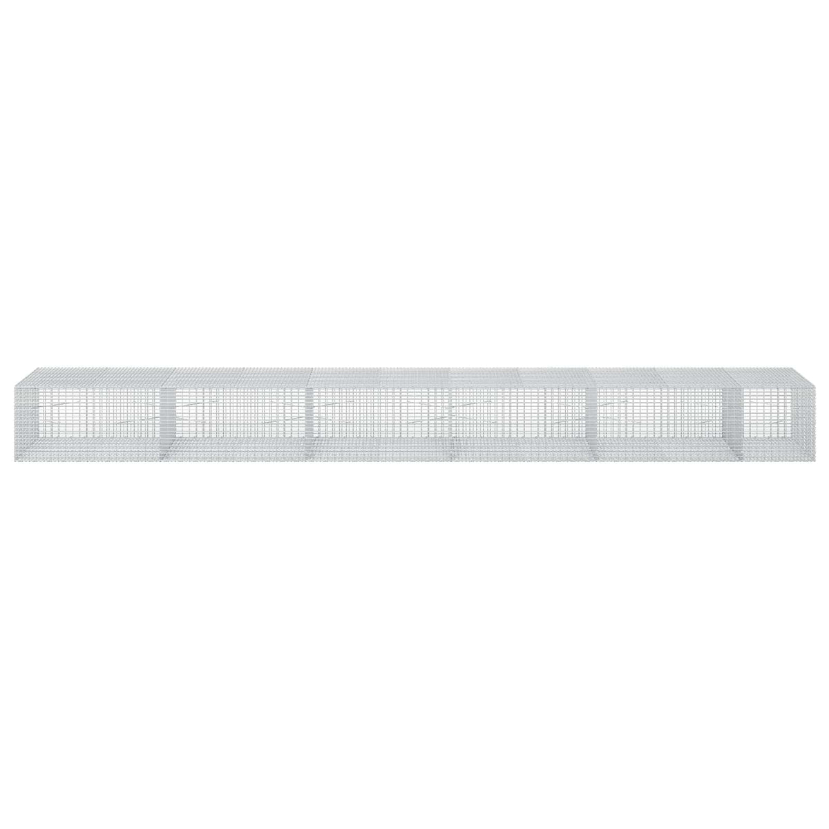 Γκαμπιόν με σύρμα 5 mm και πλέγμα 5x2,5 cm 550x100x50 εκ - Pakobazaar
