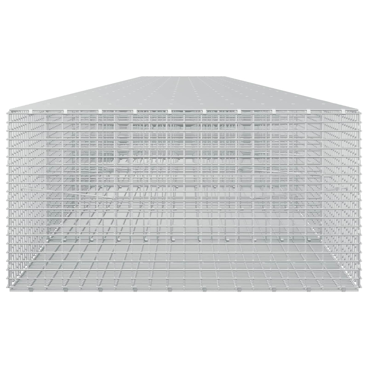 Γκαμπιόν με σύρμα 5 mm και πλέγμα 5x2,5 cm 1150x100x50 εκ. - Pakobazaar