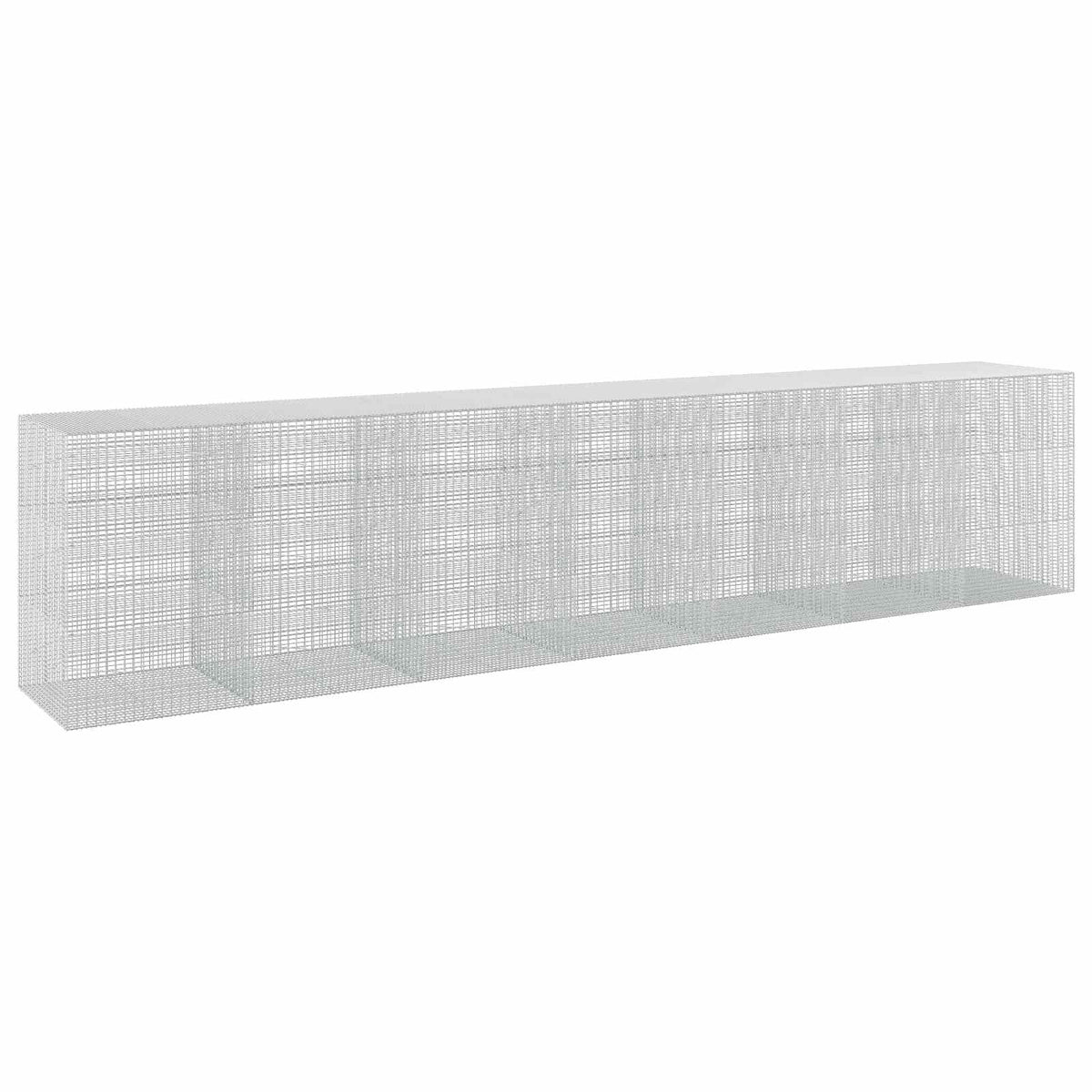 Γκαμπιόν με σύρμα 5 mm και πλέγμα 5x2,5 cm 700x100x150 εκ. - Pakobazaar