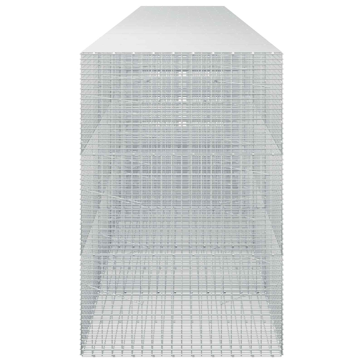 Γκαμπιόν με σύρμα 5 mm και πλέγμα 5x2,5 cm 700x100x150 εκ. - Pakobazaar