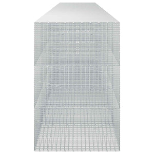 Γκαμπιόν με σύρμα 5 mm και πλέγμα 5x2,5 cm 700x100x150 εκ. - Pakobazaar