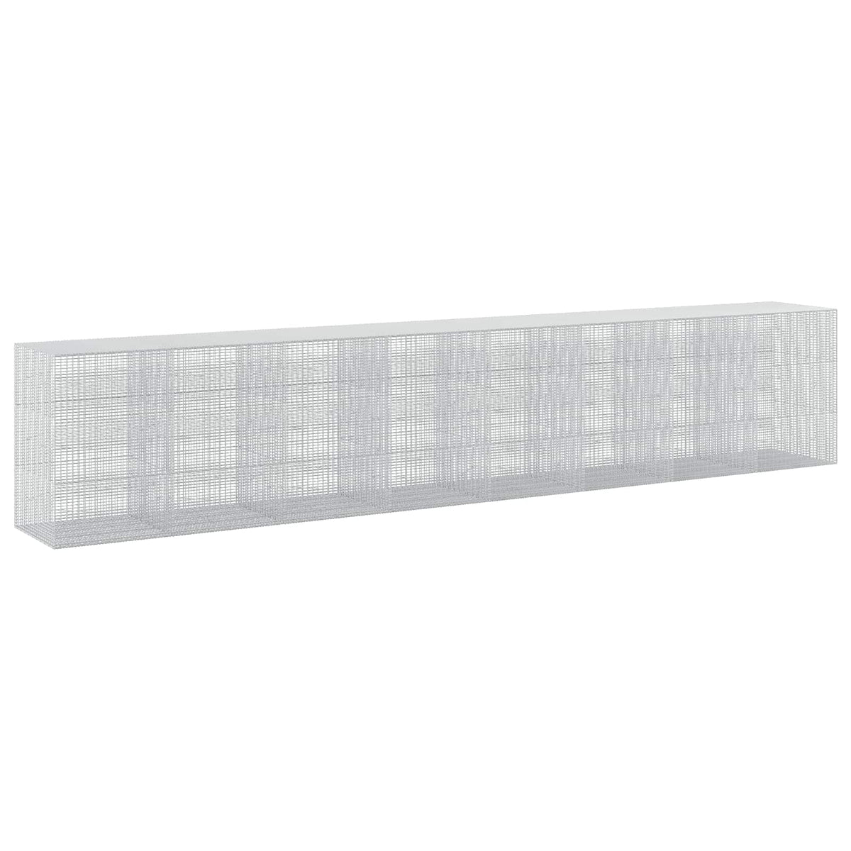 Γκαμπιόν με σύρμα 5 mm και πλέγμα 5x2,5 cm 800x100x150 εκ. - Pakobazaar