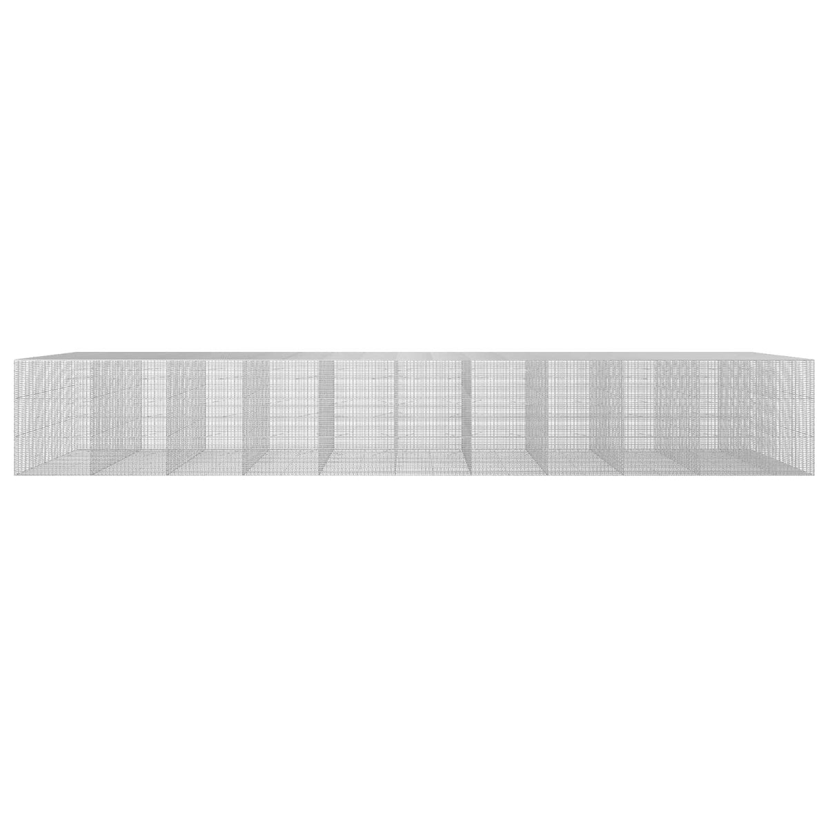 Γκαμπιόν με σύρμα 5 mm και πλέγμα 5x2,5 cm 1050x100x150 εκ - Pakobazaar