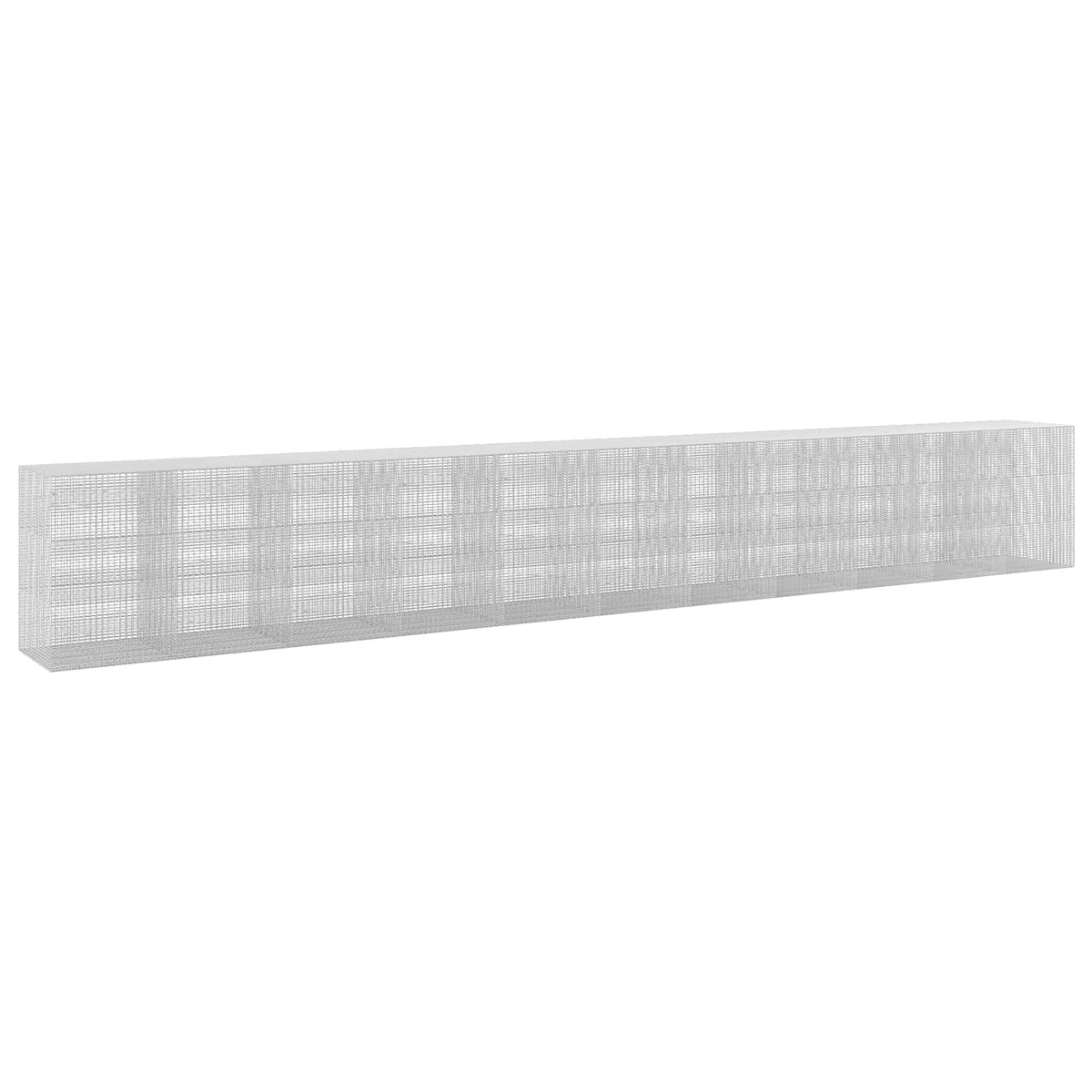 Γκαμπιόν με σύρμα 5 mm και πλέγμα 5x2,5 cm 1100x100x150 εκ. - Pakobazaar