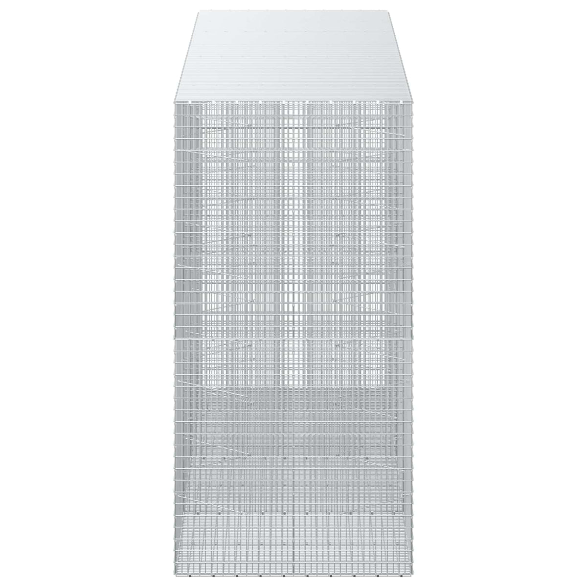 Γκαμπιόν με σύρμα 5 mm και πλέγμα 5x2,5 cm 350x100x200 εκ. - Pakobazaar