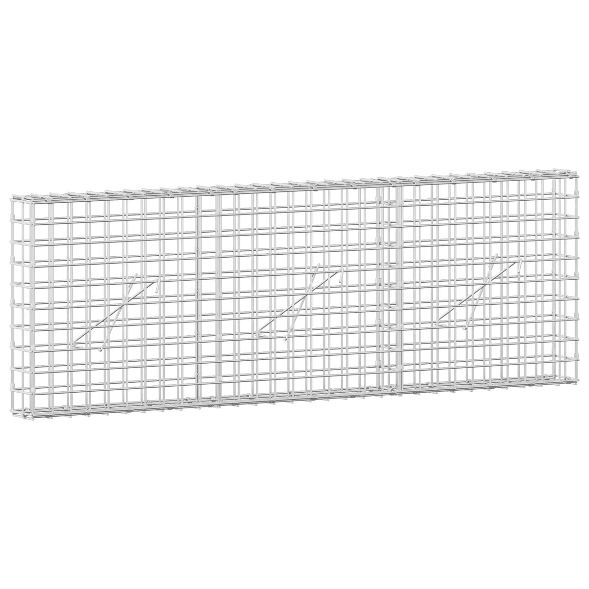 Γκαμπιόν με σύρμα 5 mm και πλέγμα 5x5 cm 150x10x50 εκ