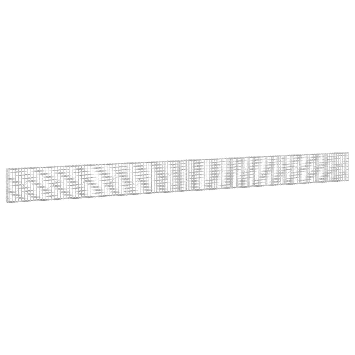 Γκαμπιόν με σύρμα 5 mm και πλέγμα 5x5 cm 650x10x50 εκ - Pakobazaar