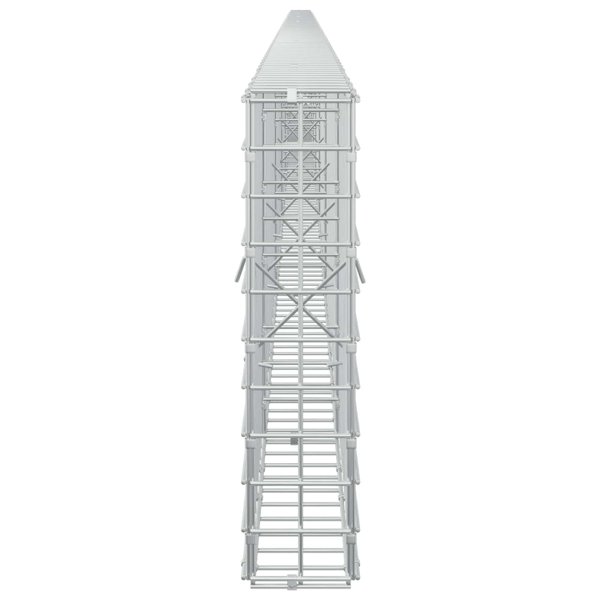 Γκαμπιόν με σύρμα 5 mm και πλέγμα 5x5 cm 650x10x50 εκ - Pakobazaar