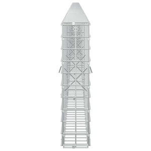 Γκαμπιόν με σύρμα 5 mm και πλέγμα 5x5 cm 700x10x50 εκ. - Pakobazaar