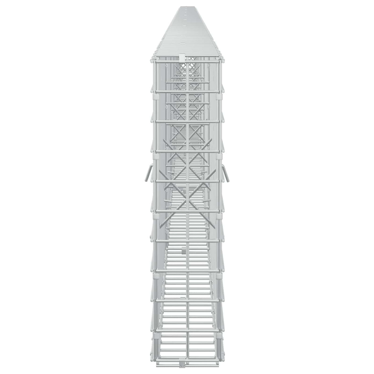 Γκαμπιόν με σύρμα 5 mm και πλέγμα 5x5 cm 800x10x50 εκ - Pakobazaar