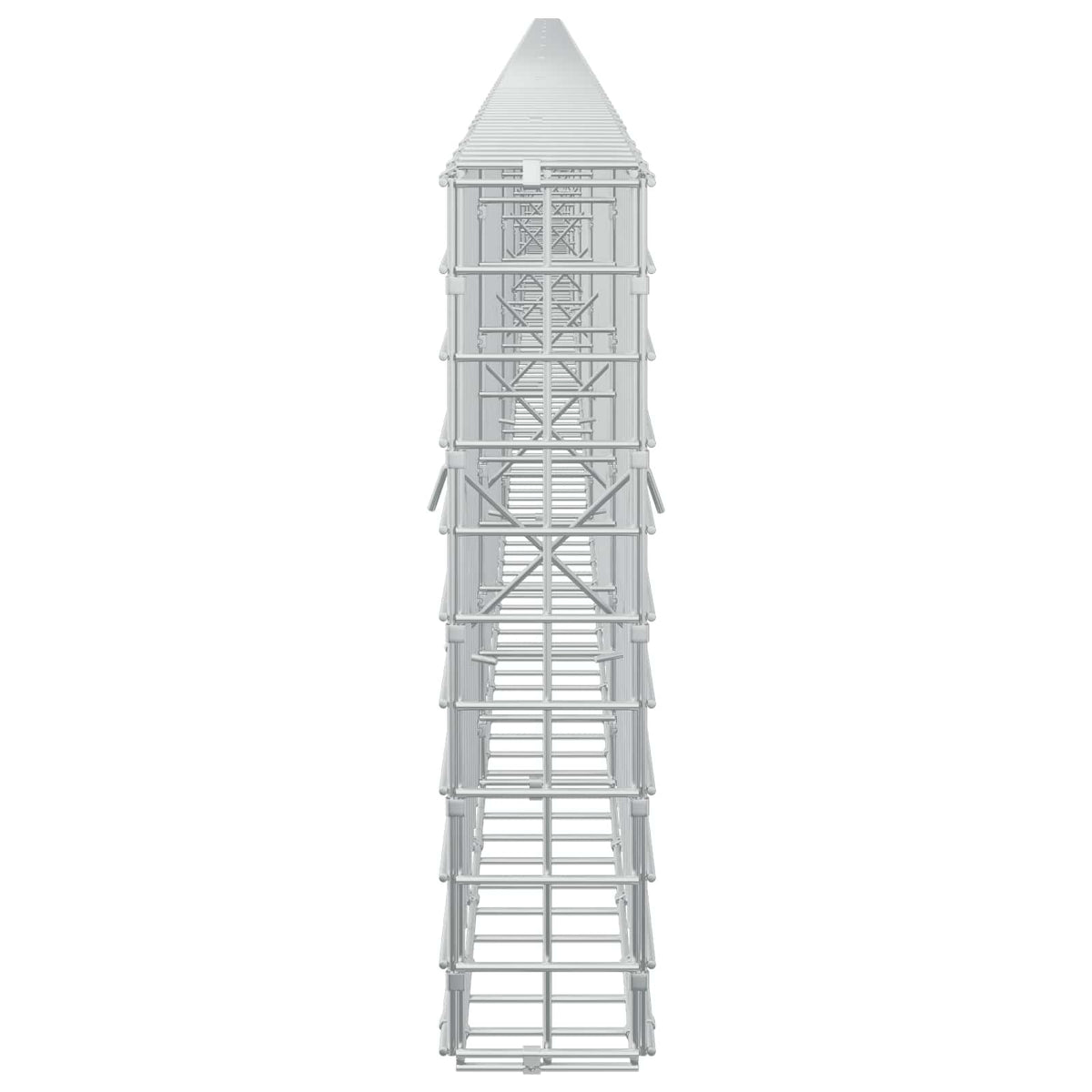 Γκαμπιόν με σύρμα 5 mm και πλέγμα 5x5 cm 950x10x50 εκ - Pakobazaar
