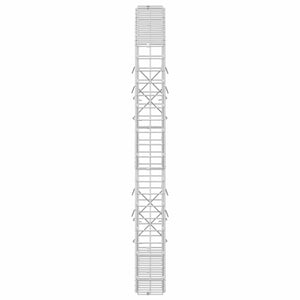 Γκαμπιόν με σύρμα 5 mm και πλέγμα 5x5 cm 100x10x100 εκ. - Pakobazaar
