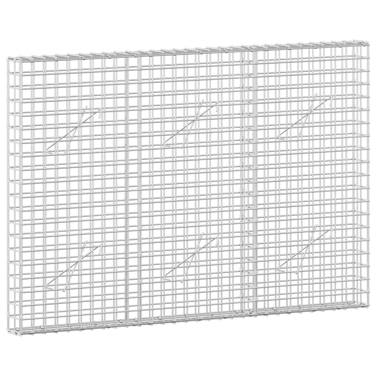 Γκαμπιόν με σύρμα 5 mm και πλέγμα 5x5 cm 150x10x100 εκ