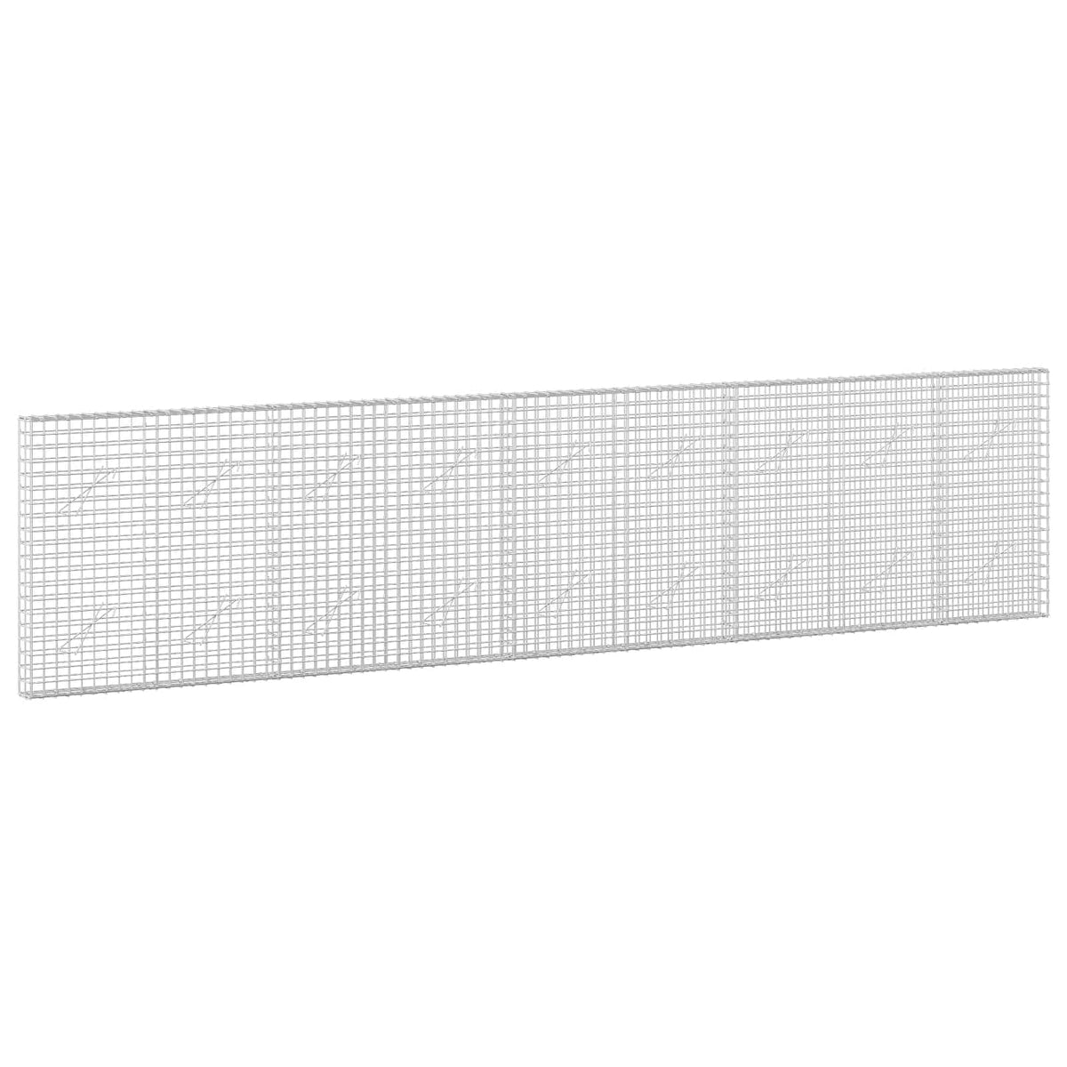 Γκαμπιόν με σύρμα 5 mm και πλέγμα 5x5 cm 450x10x100 εκ. - Pakobazaar