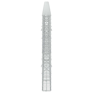 Γκαμπιόν με σύρμα 5 mm και πλέγμα 5x5 cm 550x10x100 εκ - Pakobazaar
