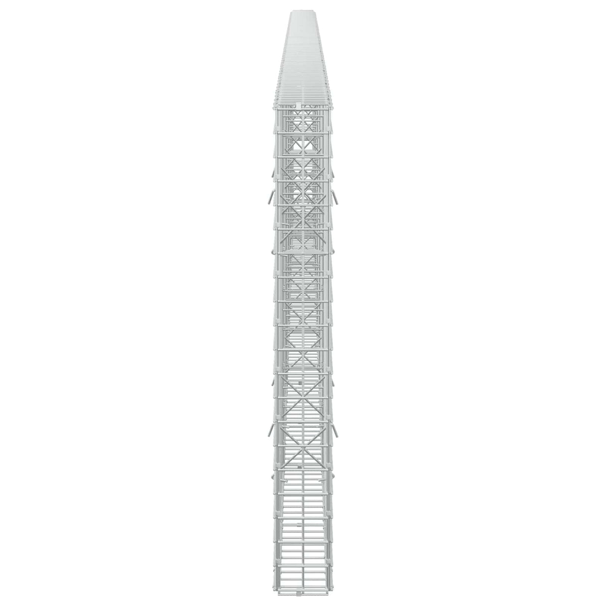 Γκαμπιόν με σύρμα 5 mm και πλέγμα 5x5 cm 600x10x100 εκ