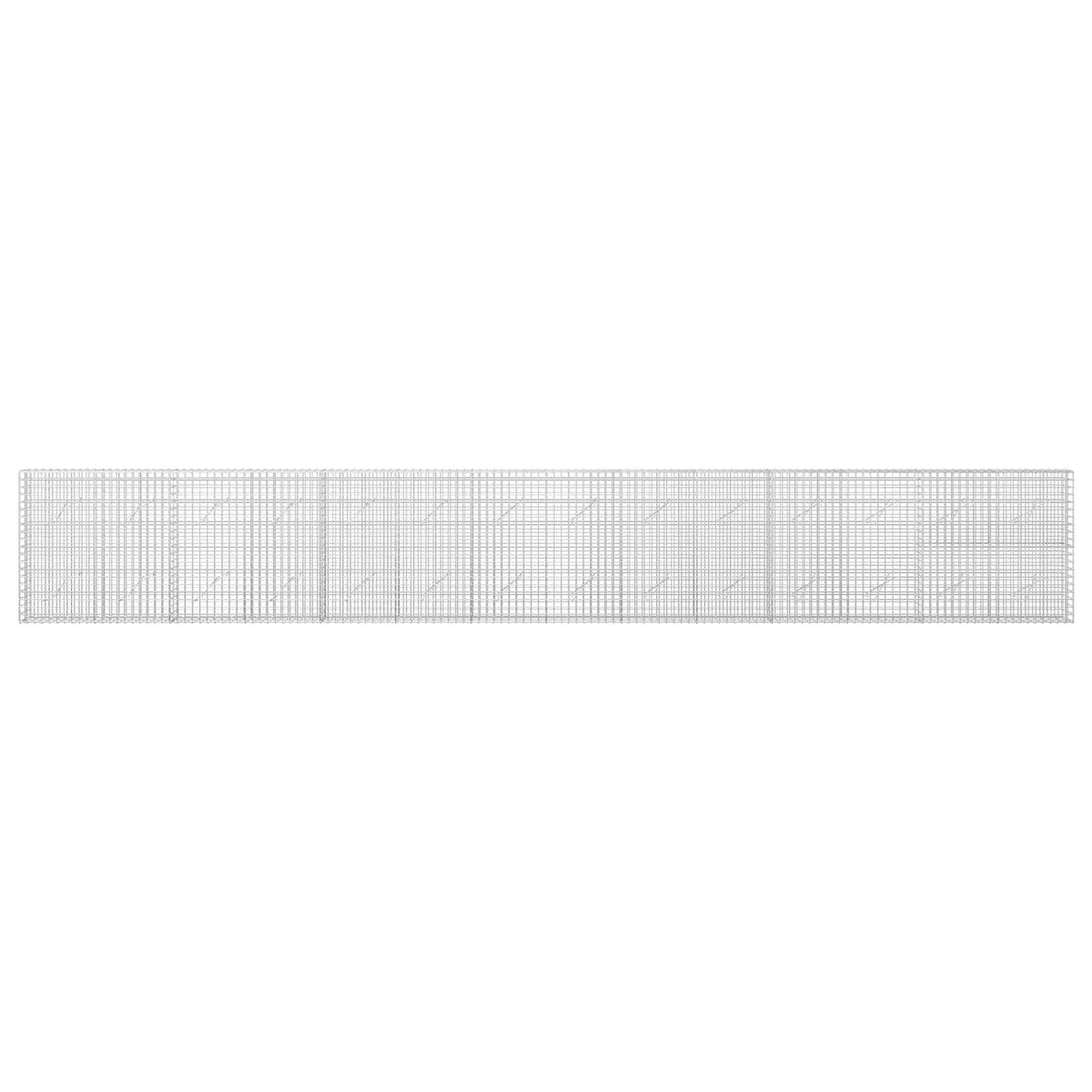 Γκαμπιόν με σύρμα 5 mm και πλέγμα 5x5 cm 700x10x100 εκ.