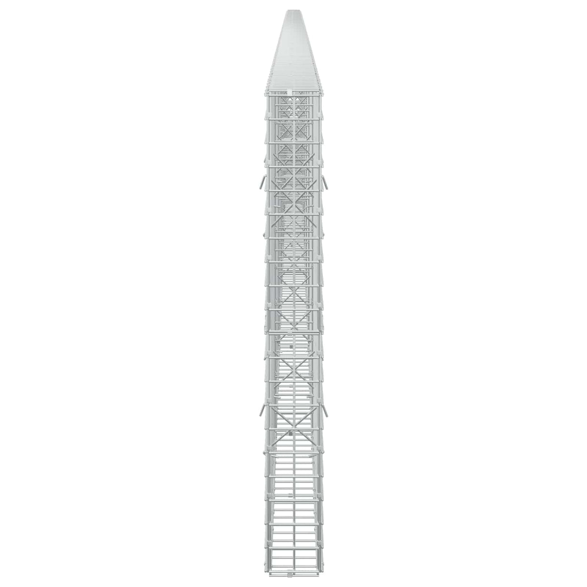 Γκαμπιόν με σύρμα 5 mm και πλέγμα 5x5 cm 1000x10x100 εκ. - Pakobazaar